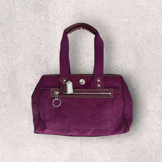 Authentic Vintage Coach Daisy Jacquard Tote Bag