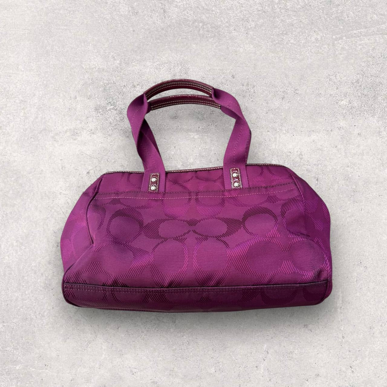 Authentic Vintage Coach Daisy Jacquard Tote Bag