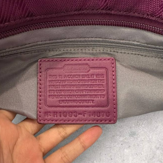 Authentic Vintage Coach Daisy Jacquard Tote Bag