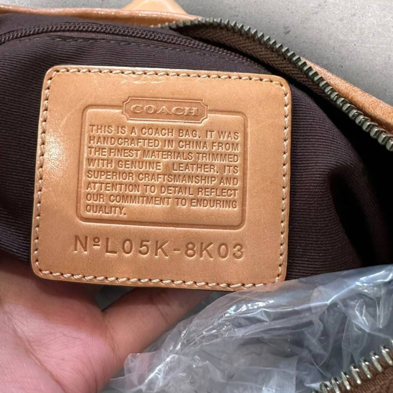 Authentic Vintage Coach Hampton Signature Shoulder Bag