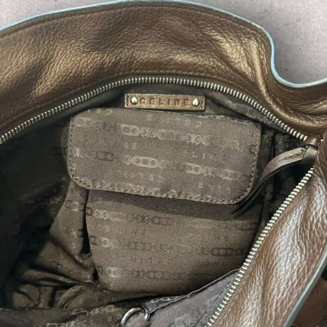Authentic Vintage Celine Bittersweet Leather Hobo Bag