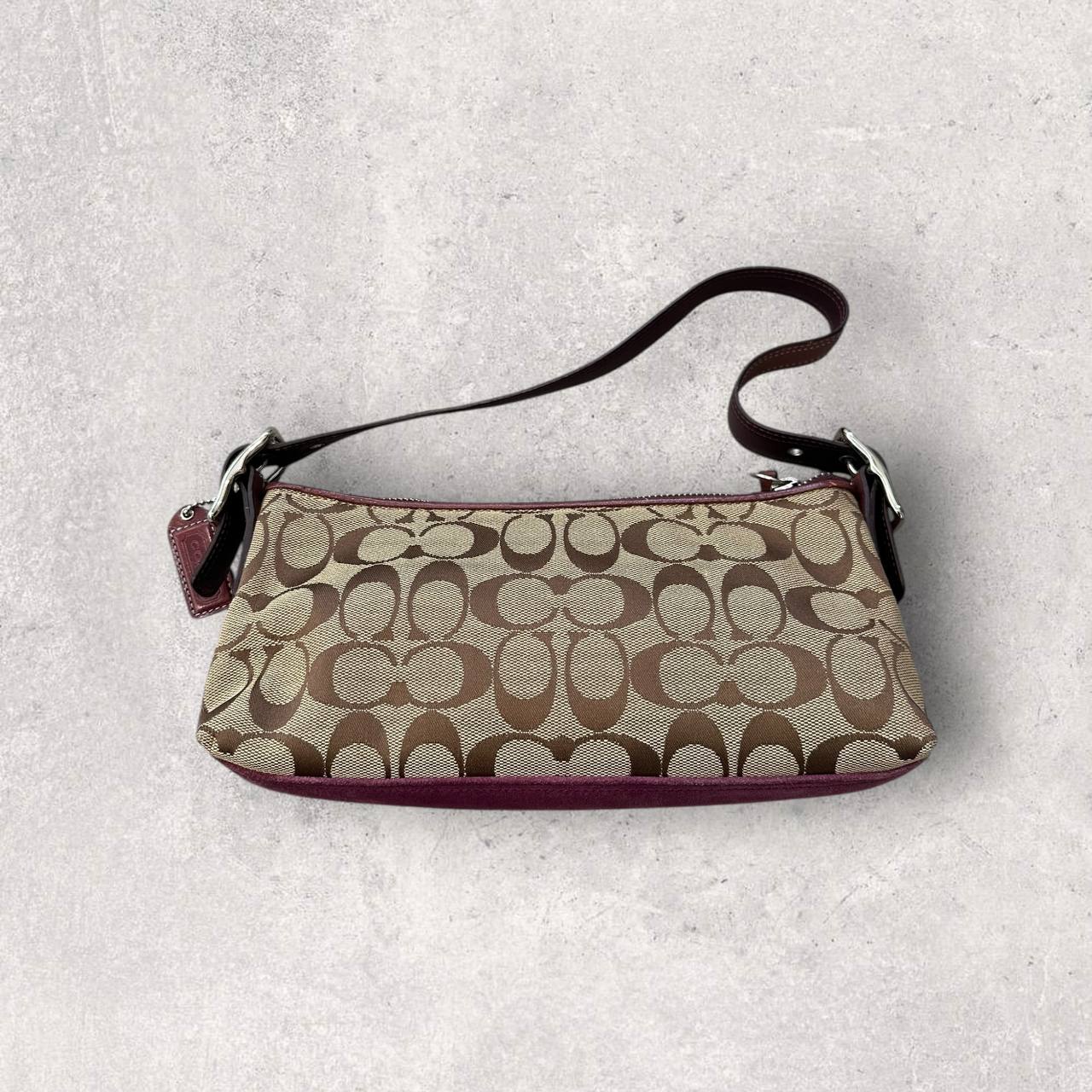 Authentic Vintage Coach Signature Shoulder Bag