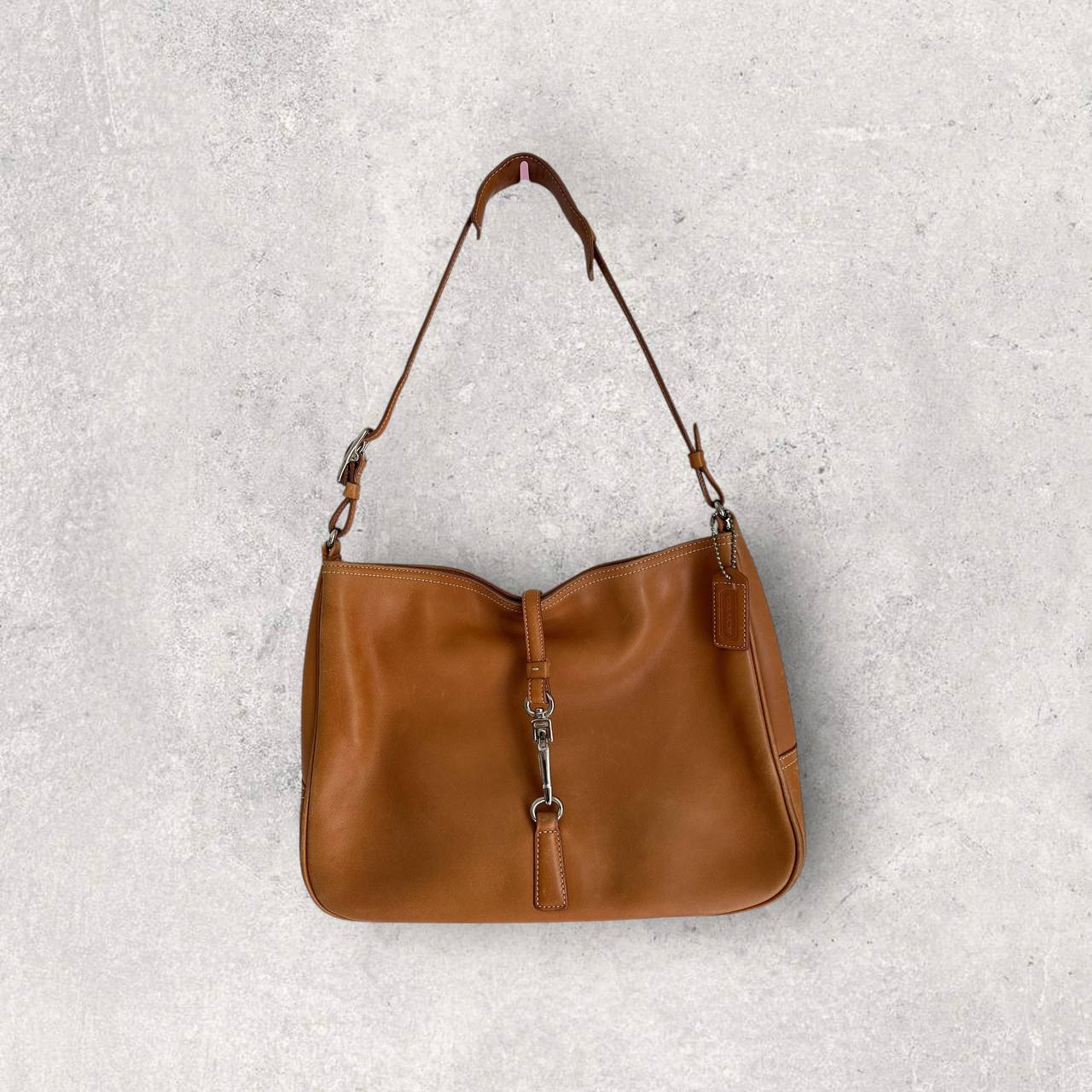 Authentic Vintage Coach Hampton Leather Shoulder Bag