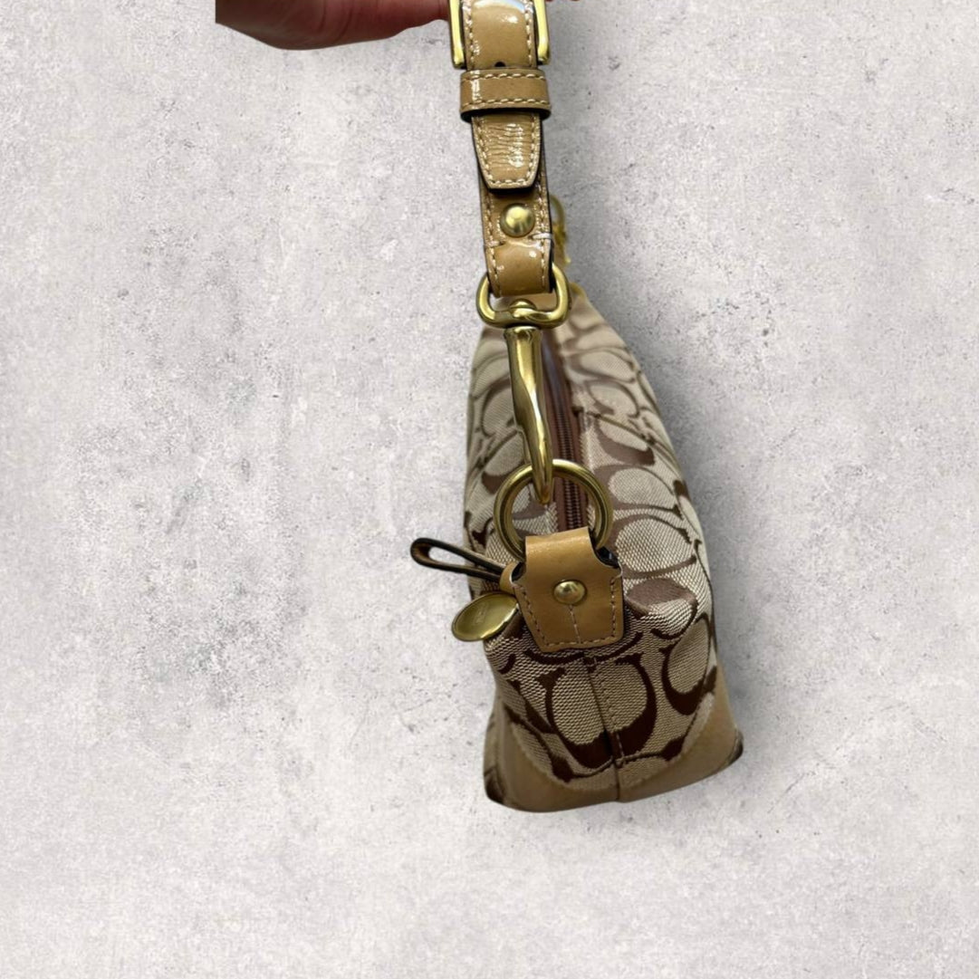 Authentic Vintage Coach Signature Shoulder Bag