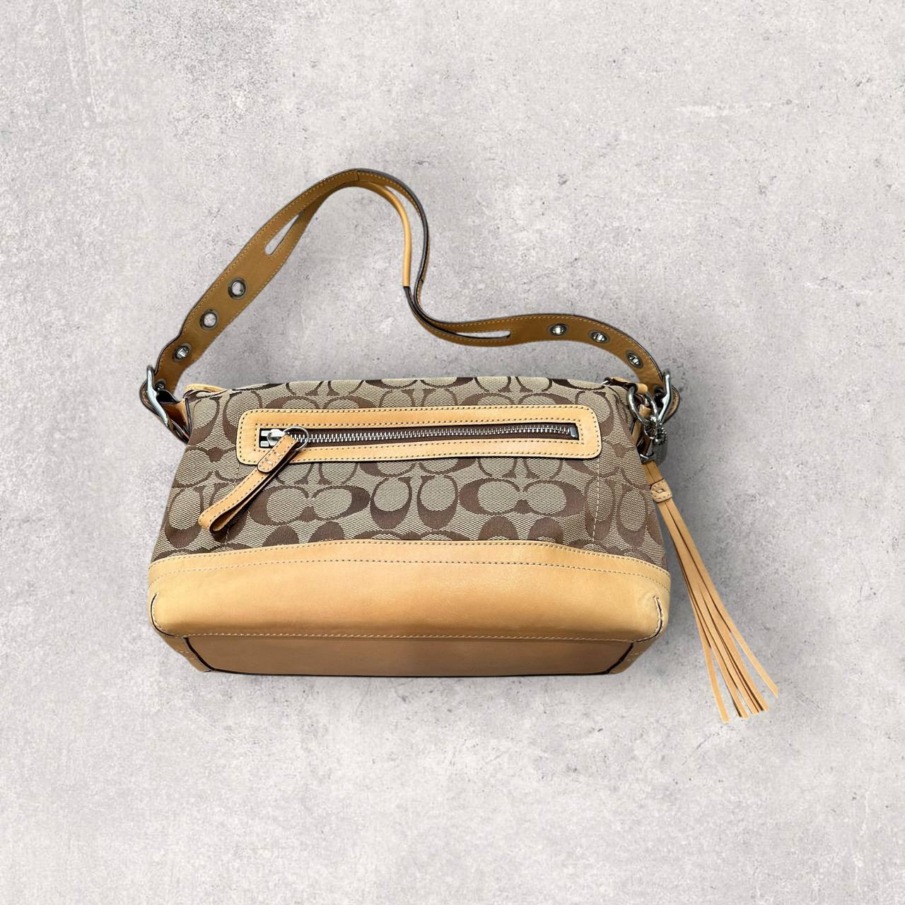 Authentic Vintage Coach Signature Shoulder Bag