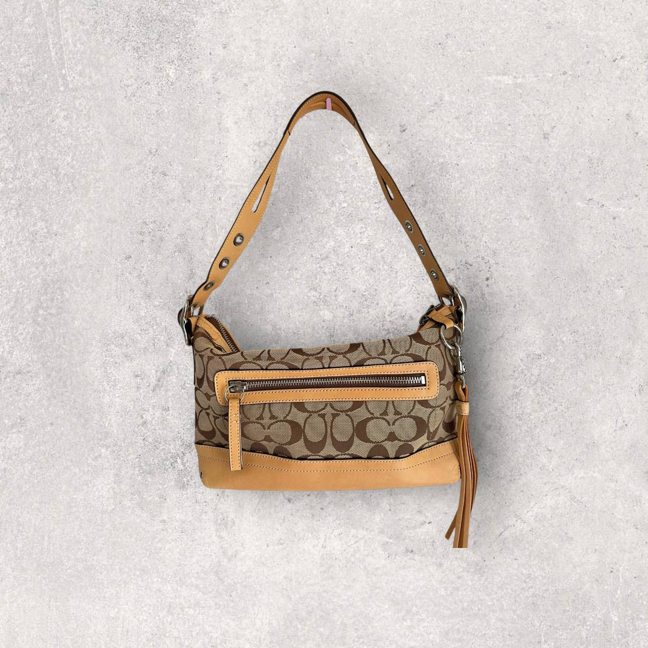 Authentic Vintage Coach Signature Shoulder Bag