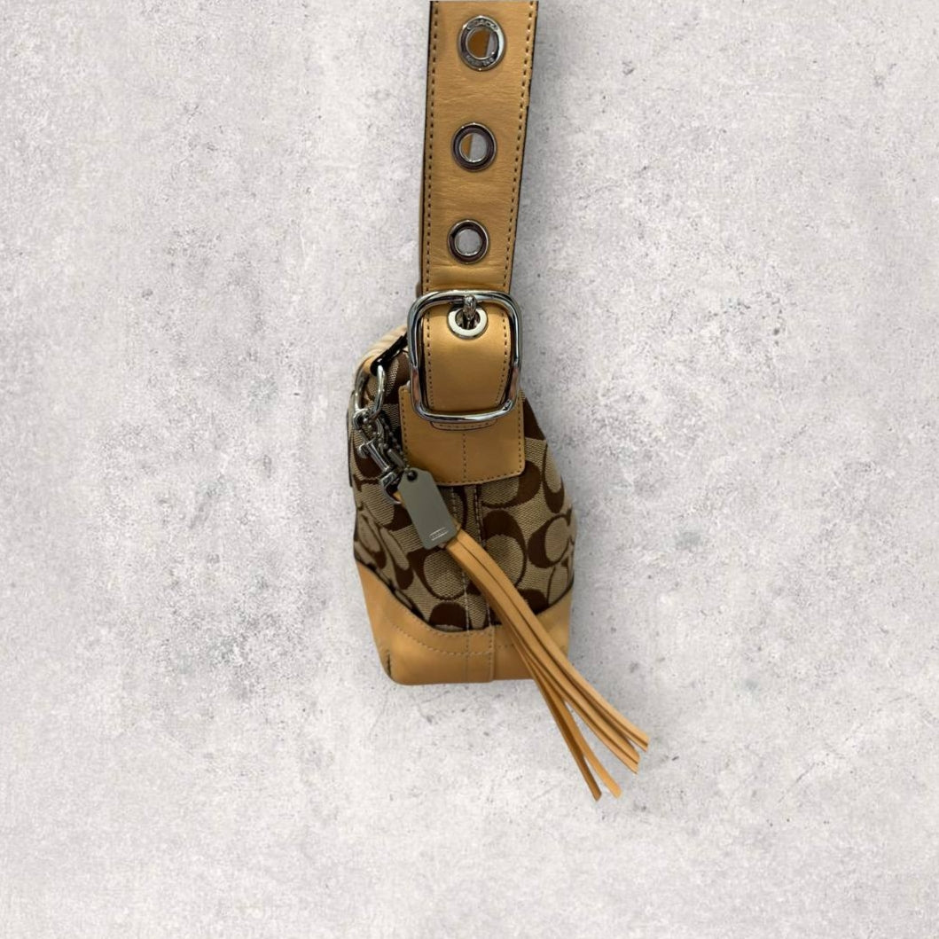 Authentic Vintage Coach Signature Shoulder Bag