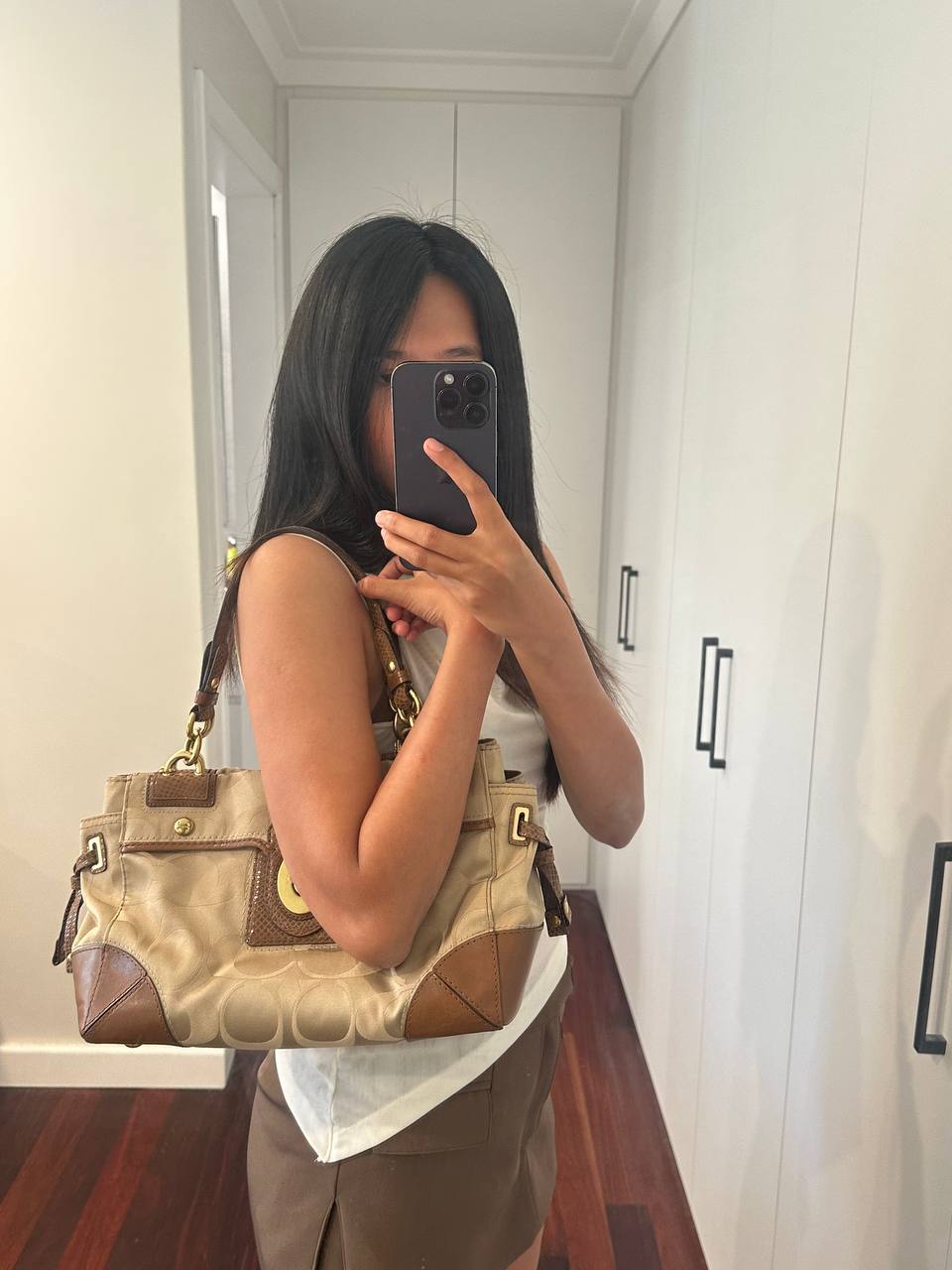 Authentic Vintage Coach Peyton Shoulder Bag