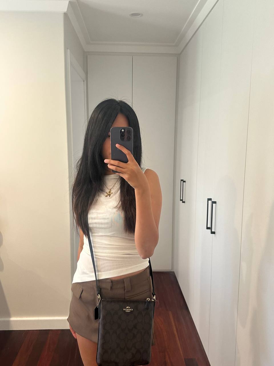 Authentic Coach Signature Crossbody Bag