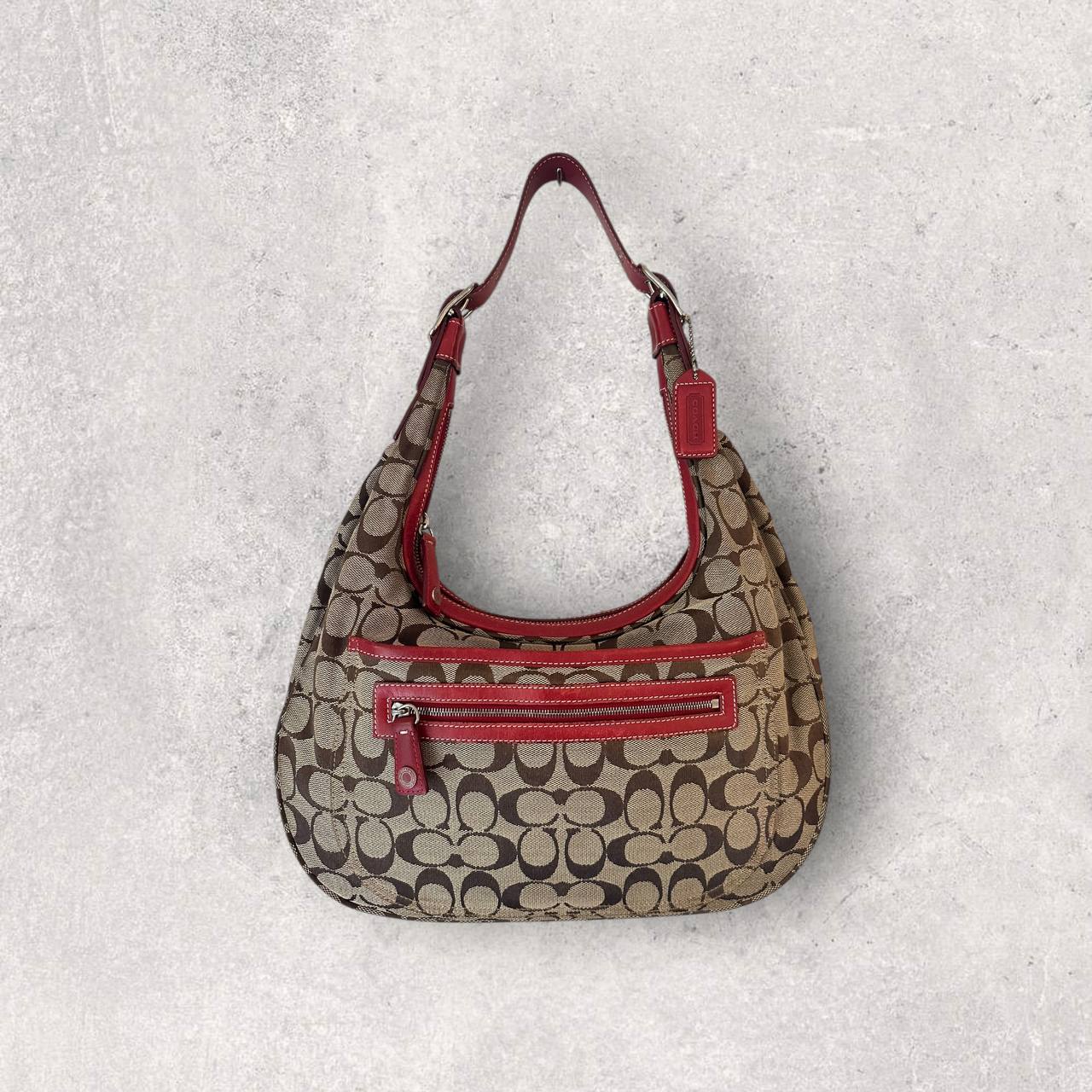 Authentic Vintage Coach Signature Hobo Bag