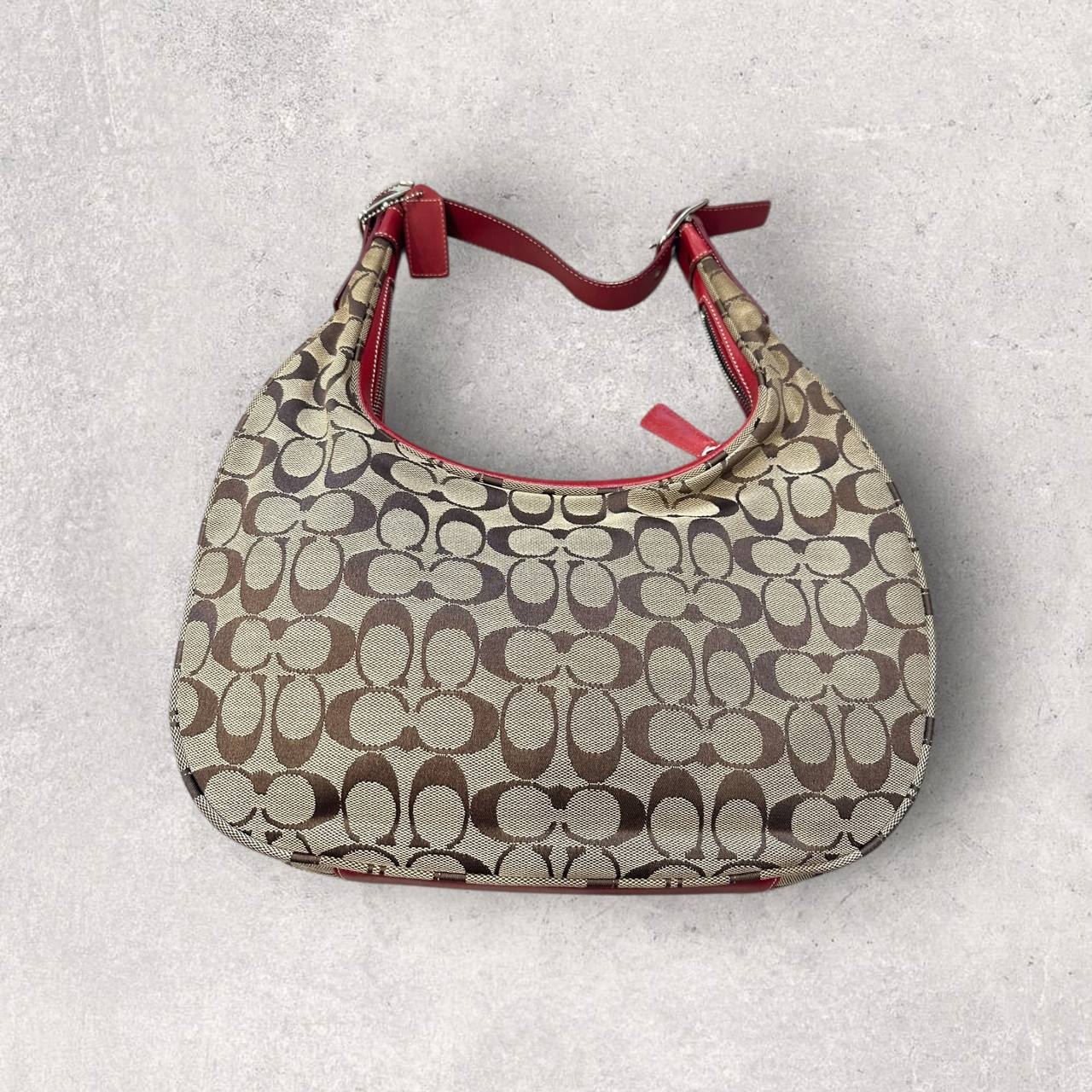 Authentic Vintage Coach Signature Hobo Bag