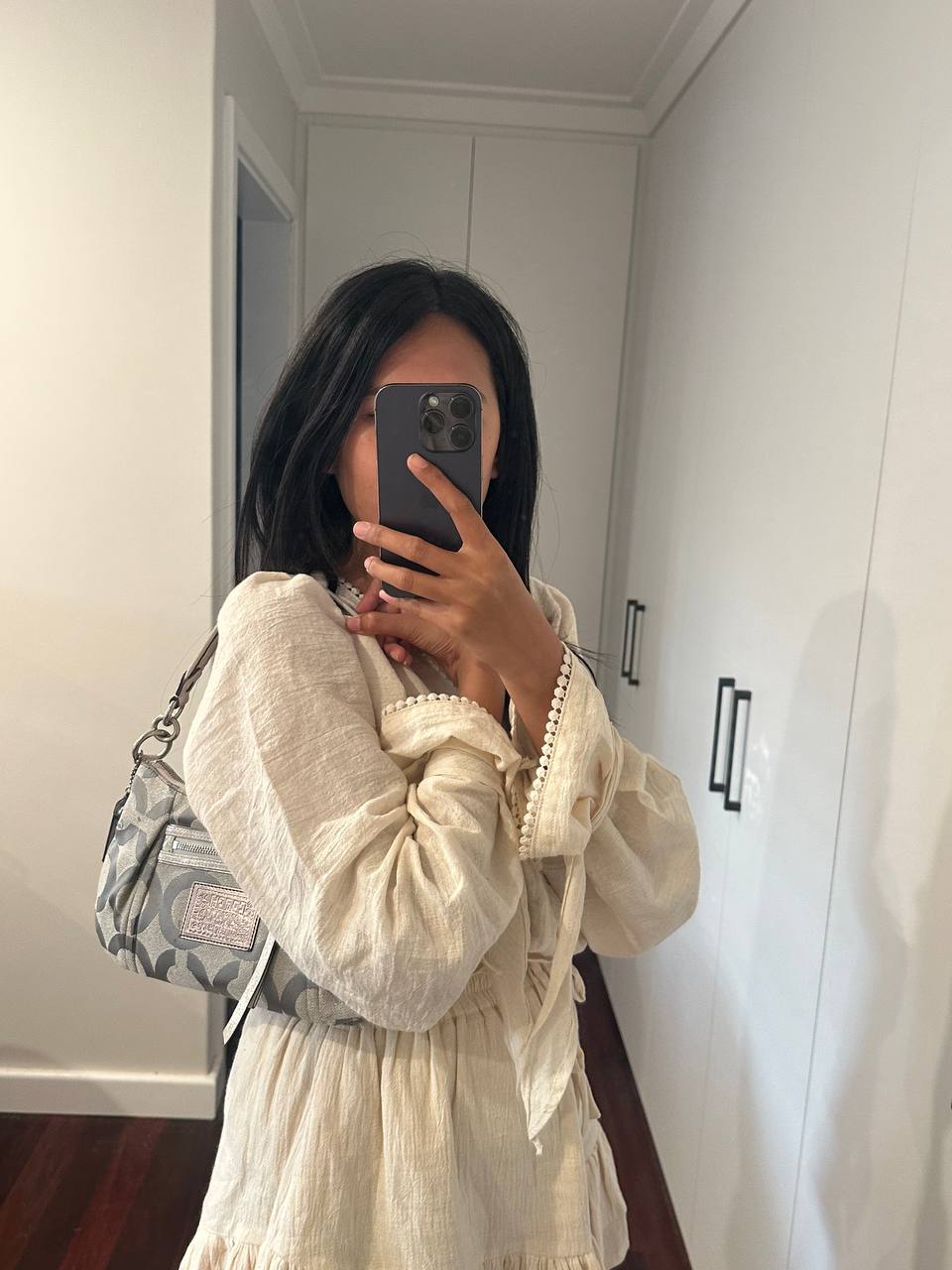 Authentic Vintage Coach Signature Poppy Shoulder Bag