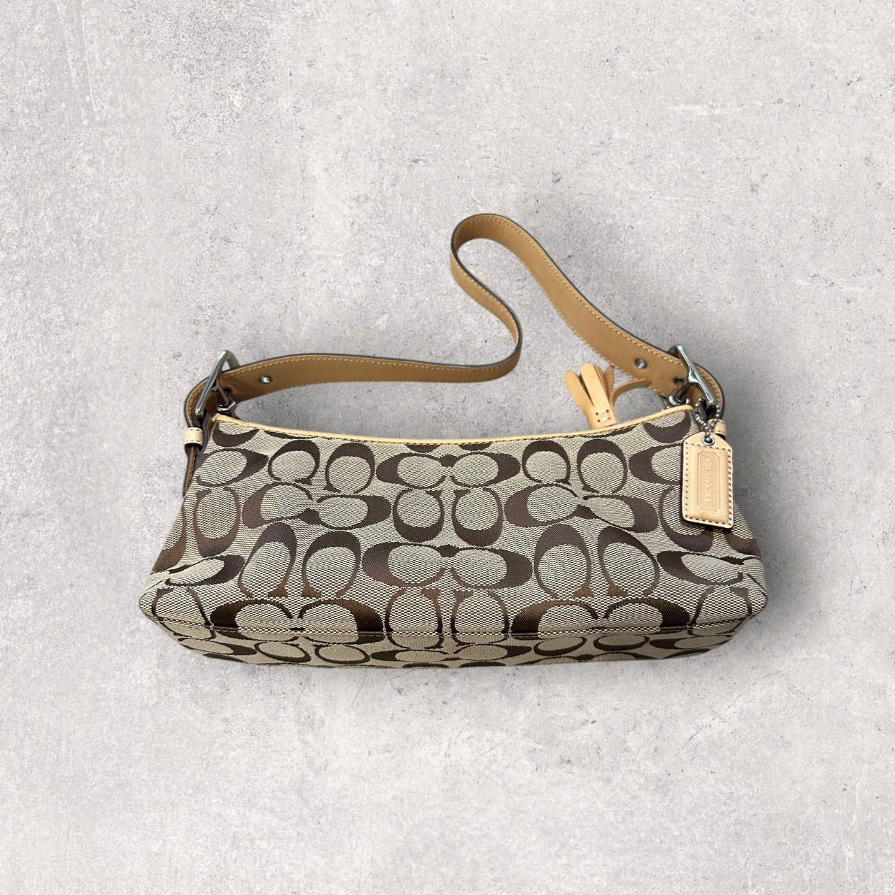 Authentic Vintage Coach Signature Shoulder Bag