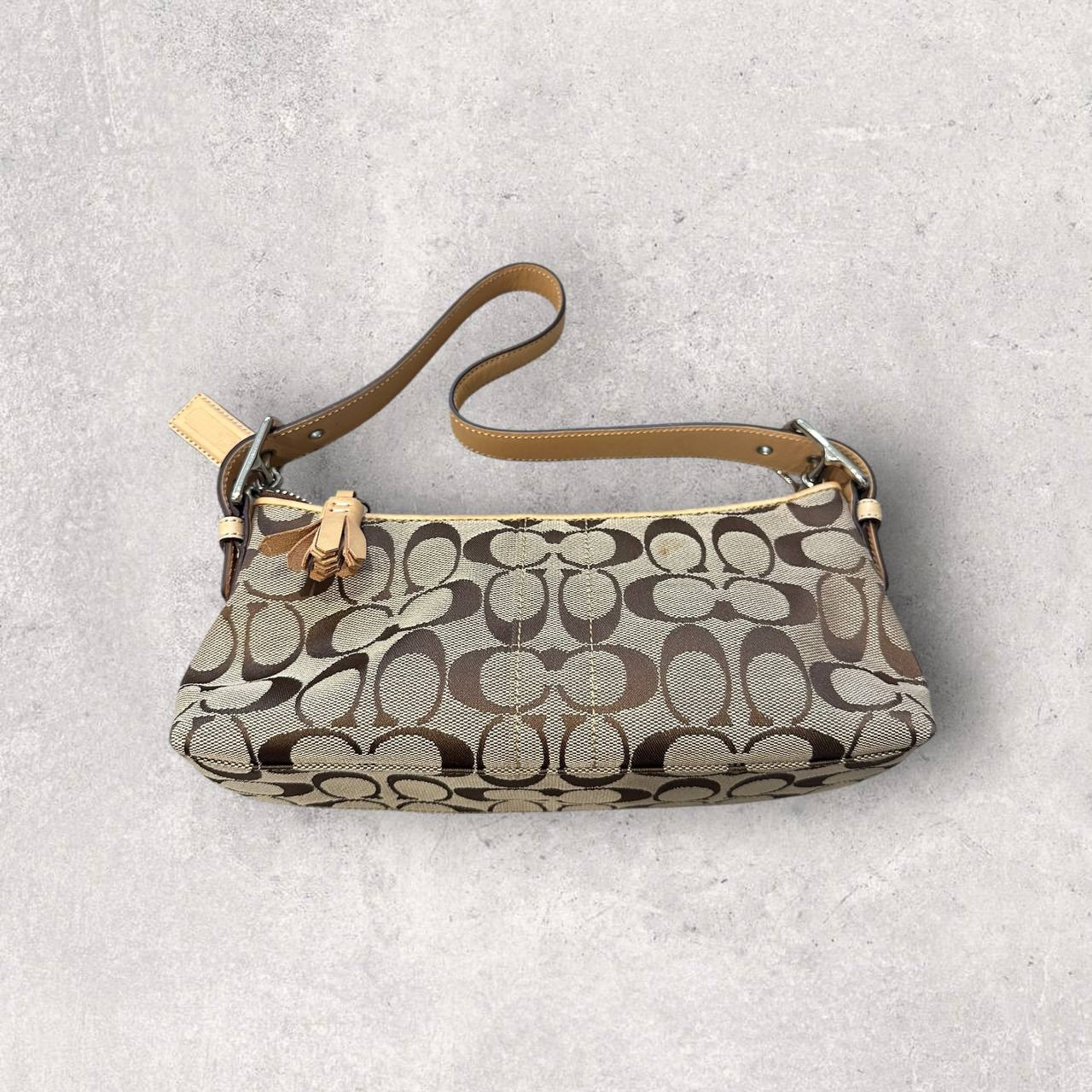 Authentic Vintage Coach Signature Shoulder Bag