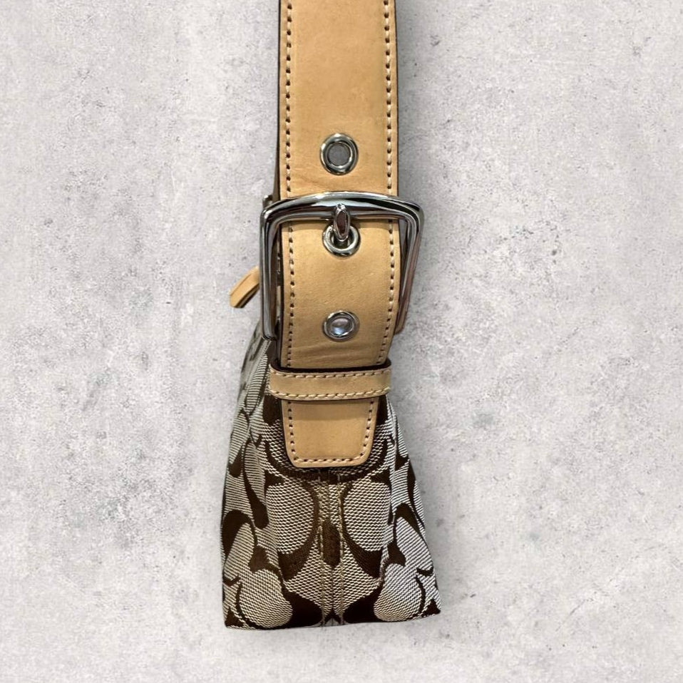 Authentic Vintage Coach Signature Shoulder Bag