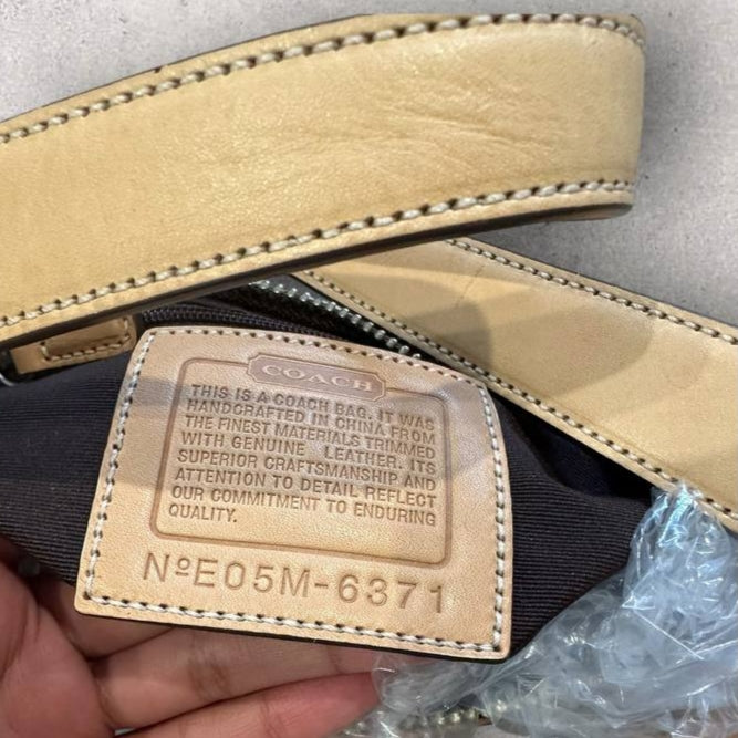 Authentic Vintage Coach Signature Shoulder Bag