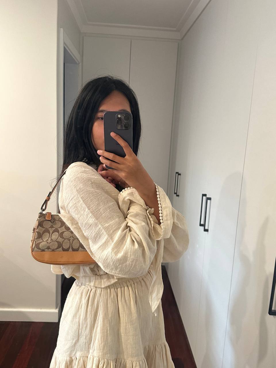 Authentic Vintage Coach  Demi Sigature Shoulder Bag