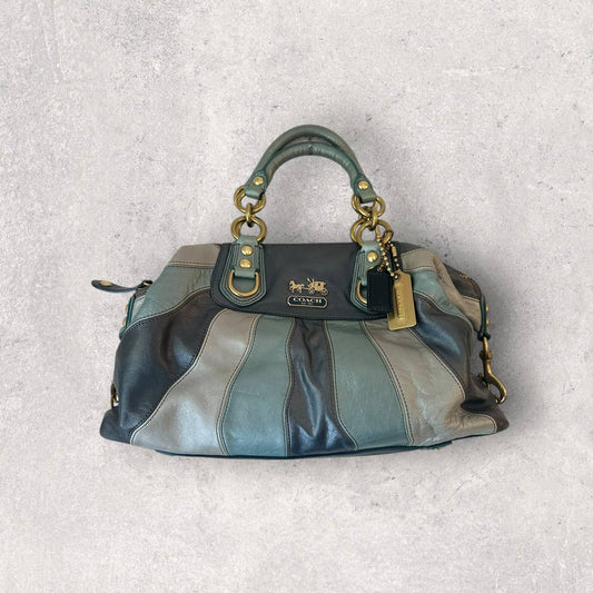 Authentic Vintage Coach Madison Ombre Leather Bag Rare