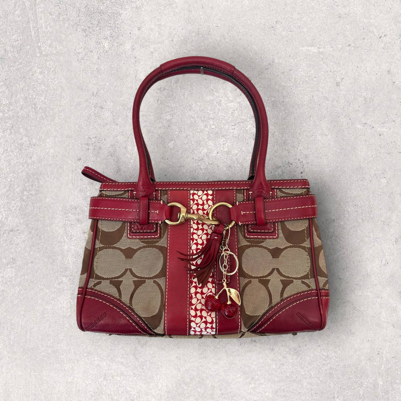 Authentic Vintage Coach Hamptons Patchwork Shoulder Bag