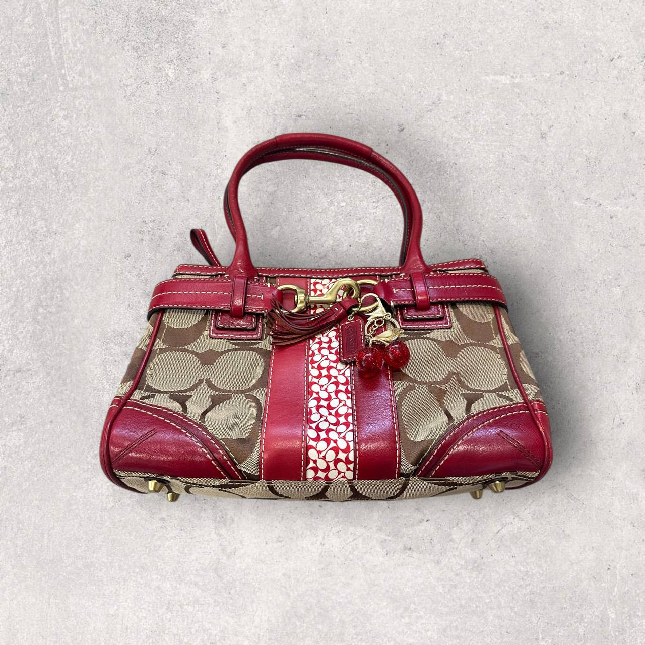 Authentic Vintage Coach Hamptons Patchwork Shoulder Bag