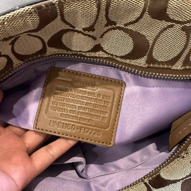 Authentic Vintage Coach Gallery Signature East West Tote Bag