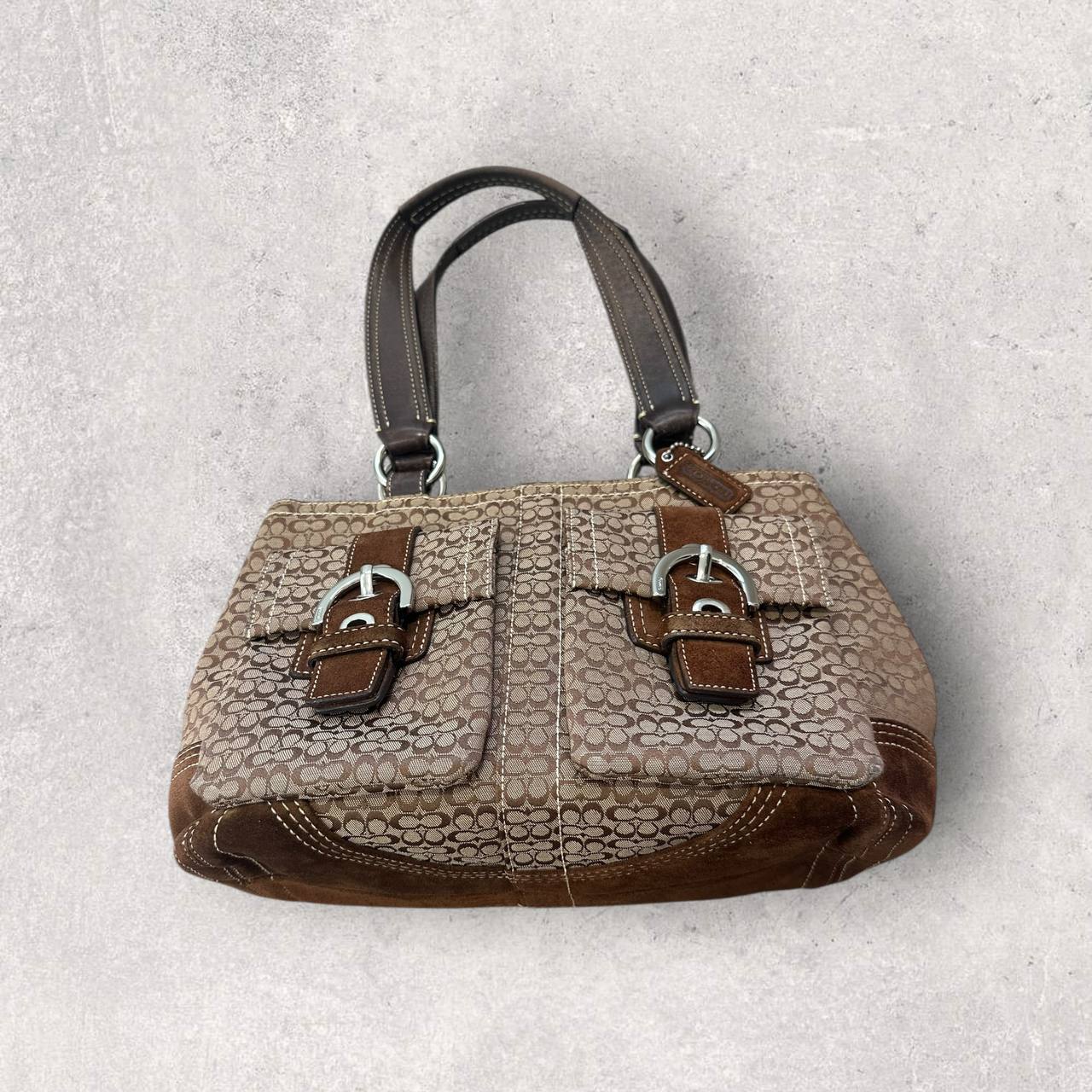 Authentic Vintage Coach Soho Suede Y2K Shoulder Bag