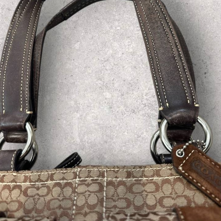 Authentic Vintage Coach Soho Suede Y2K Shoulder Bag