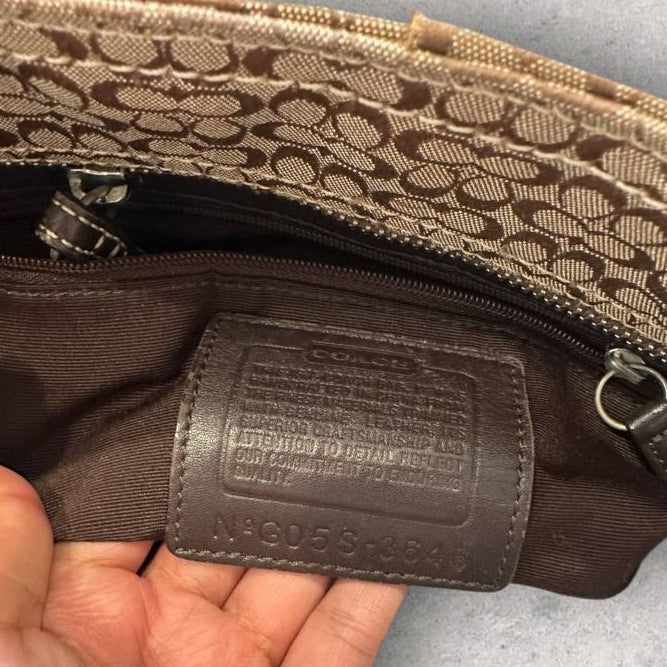 Authentic Vintage Coach Soho Suede Y2K Shoulder Bag