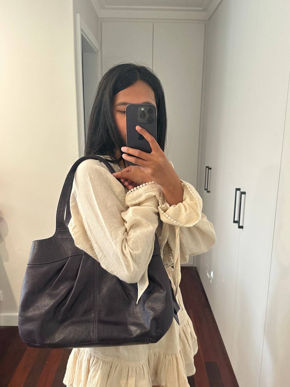 Authentic Vintage Coach Lexi Purple Leather Tote Bag