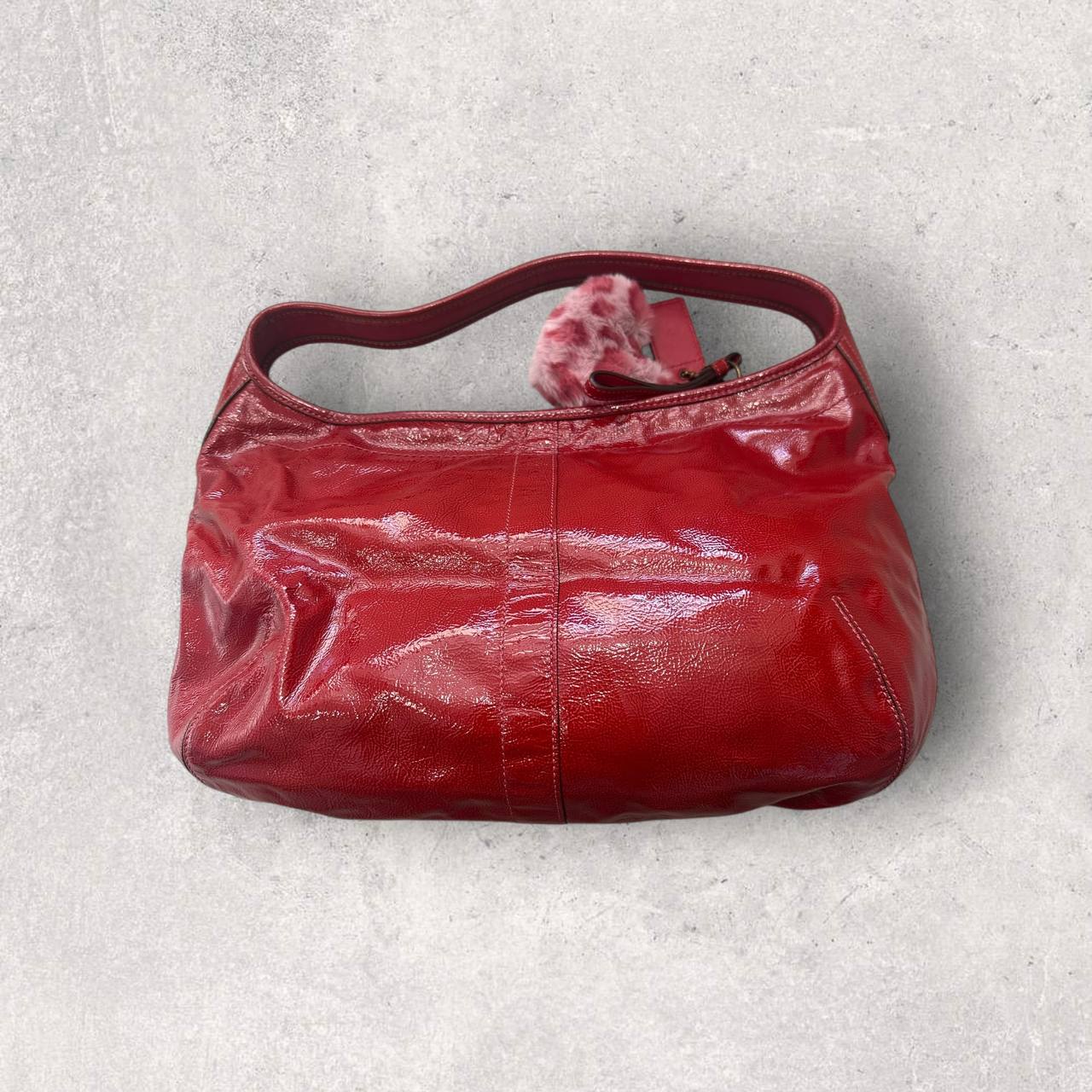 Authentic Vintage Coach Ergo Patent Leather Hobo Bag