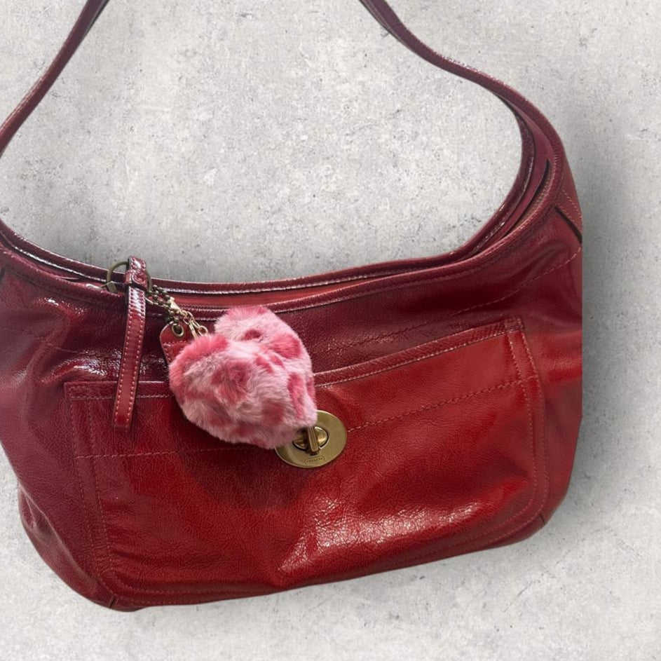 Authentic Vintage Coach Ergo Patent Leather Hobo Bag