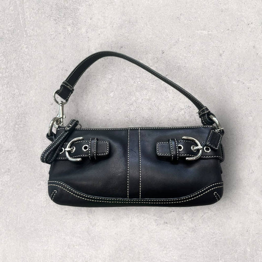Authentic Vintage Coach Leather Small Shoulder Bag
