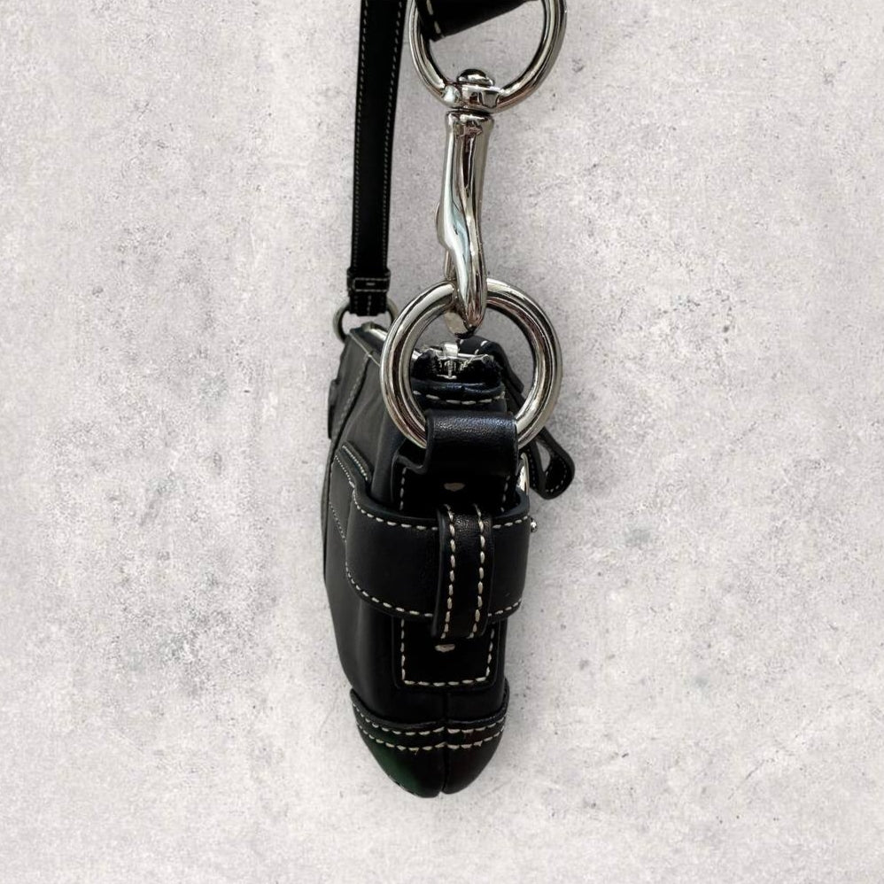 Authentic Vintage Coach Leather Small Shoulder Bag