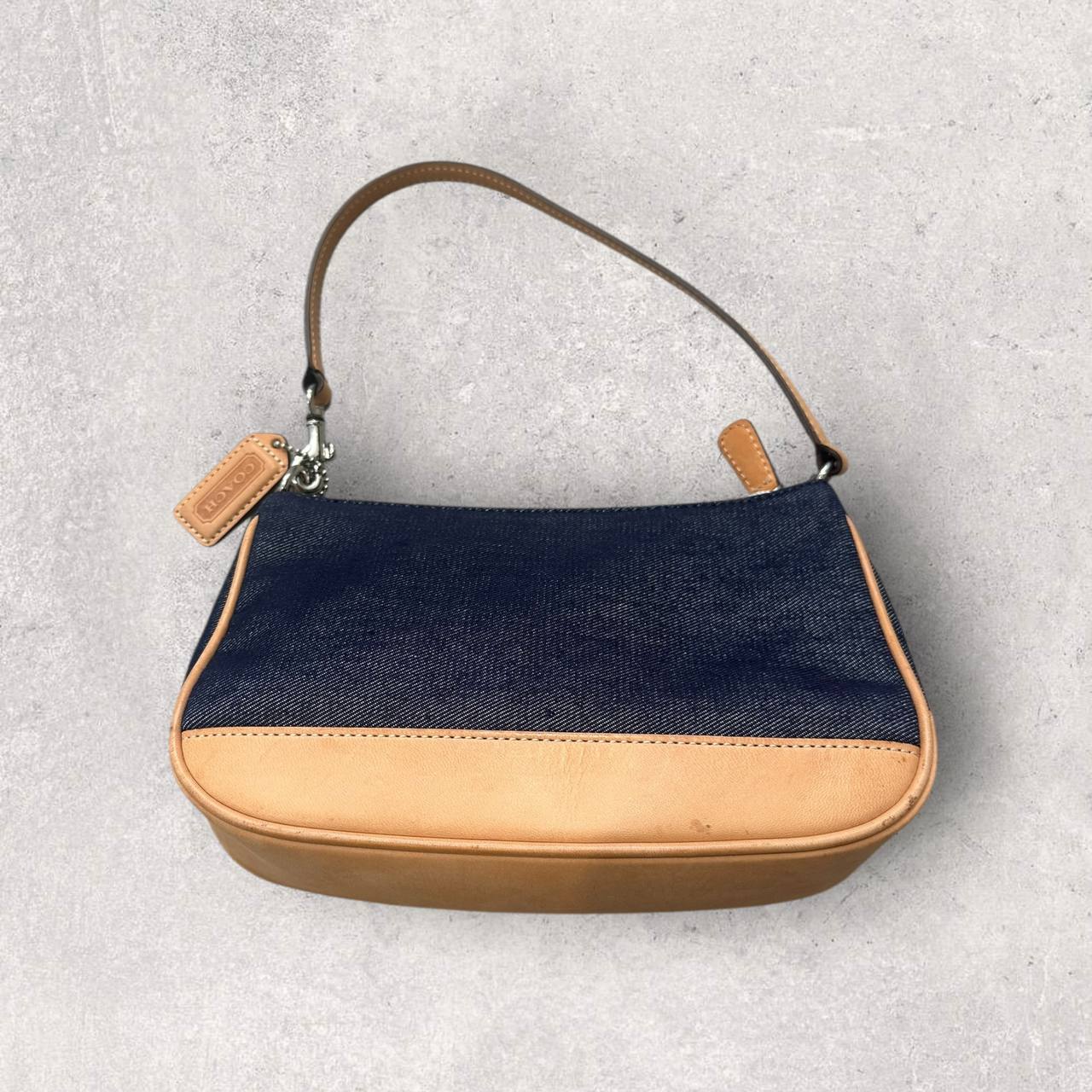 Authentic Vintage Coach Denim Demi Shoulder Bag