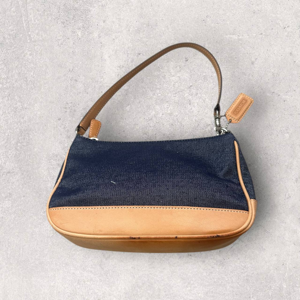 Authentic Vintage Coach Denim Demi Shoulder Bag