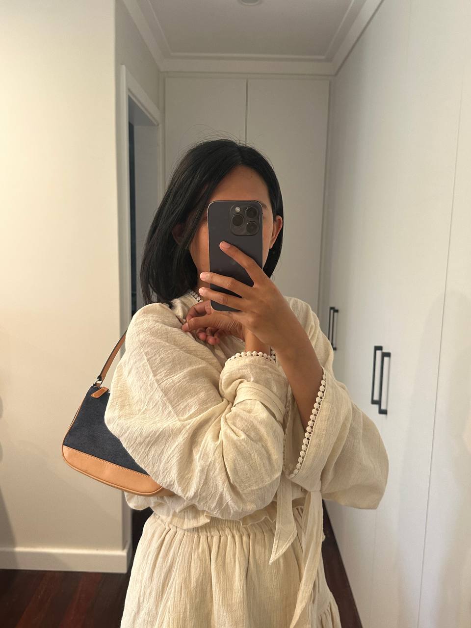 Authentic Vintage Coach Denim Demi Shoulder Bag