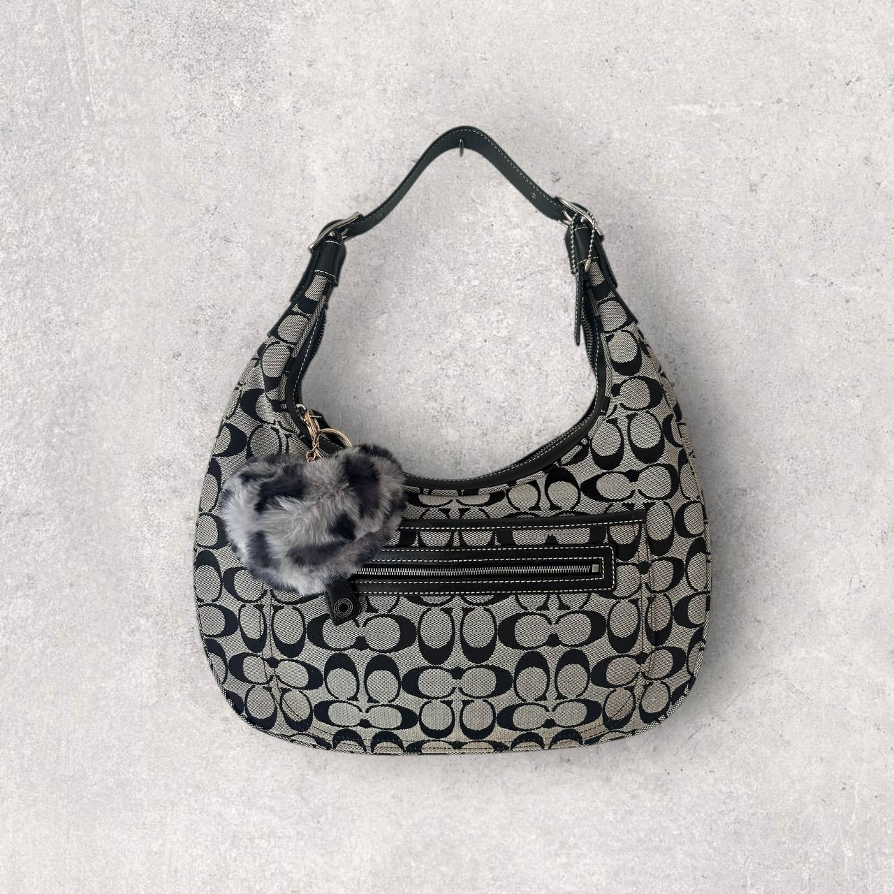 Authentic Vintage Coach Signature Hobo Bag