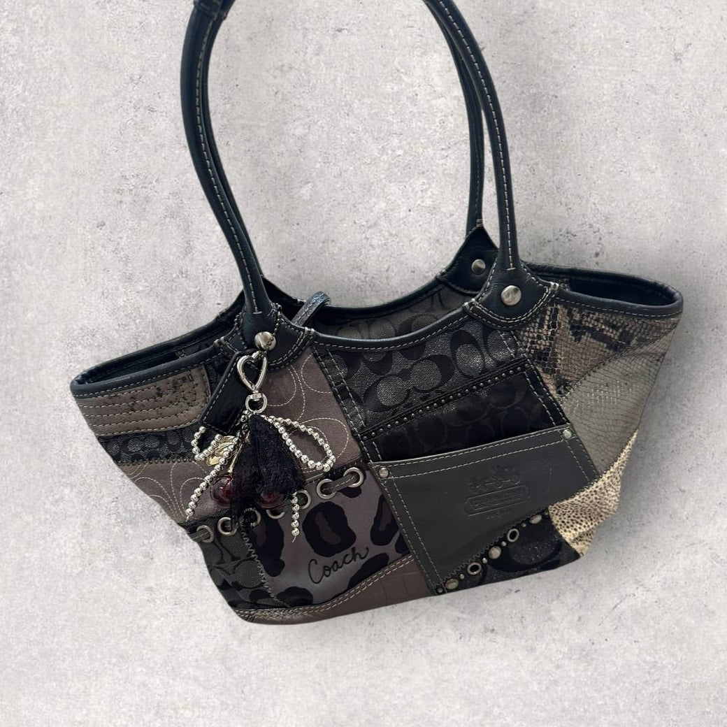 Authentic Vintage Coach Bleecker Patchwork Tote Bag