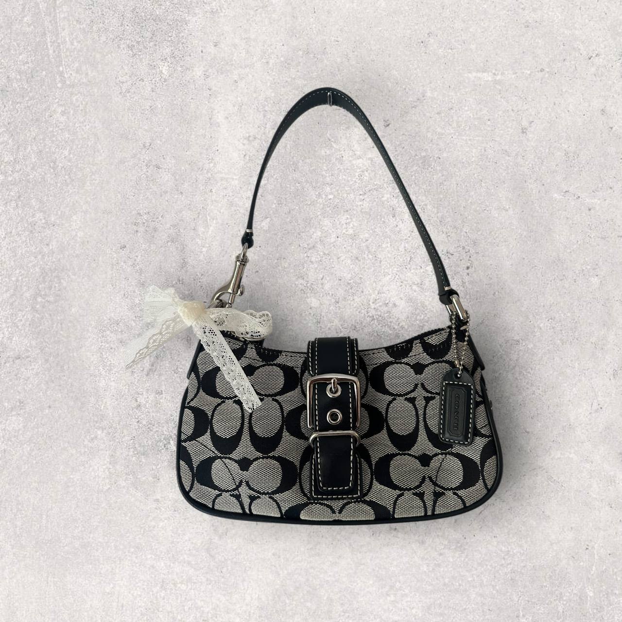 Authentic Vintage Coach Buckle Small Shoulder Bag