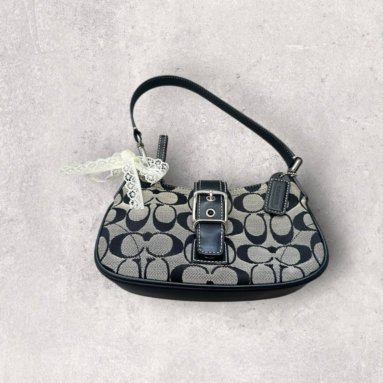 Authentic Vintage Coach Buckle Small Shoulder Bag