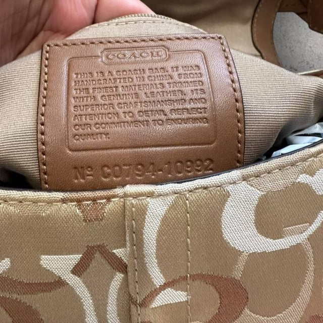 Authentic Vintage Coach Optic Small Shoulder Bag