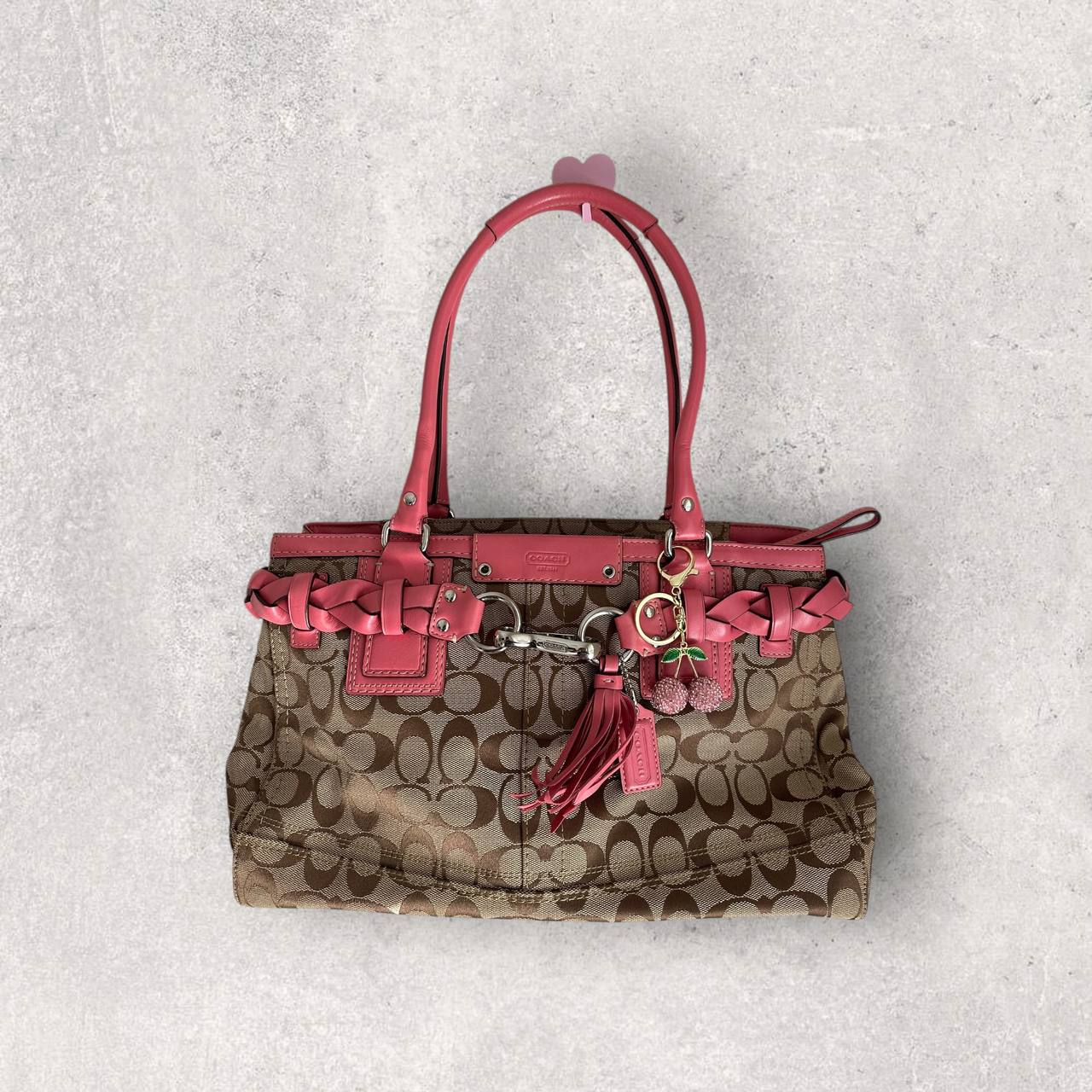 Authentic Vintage Coach Hamptons Signature Shoulder Bag