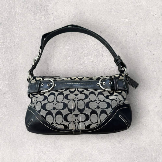 Authentic Vintage Coach Signature Shoulder/Crossbody Bag