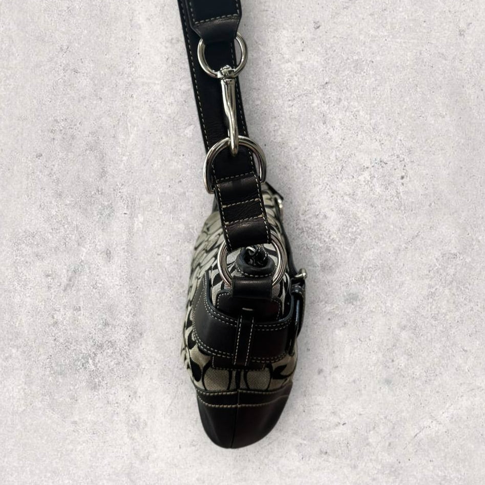 Authentic Vintage Coach Signature Shoulder/Crossbody Bag