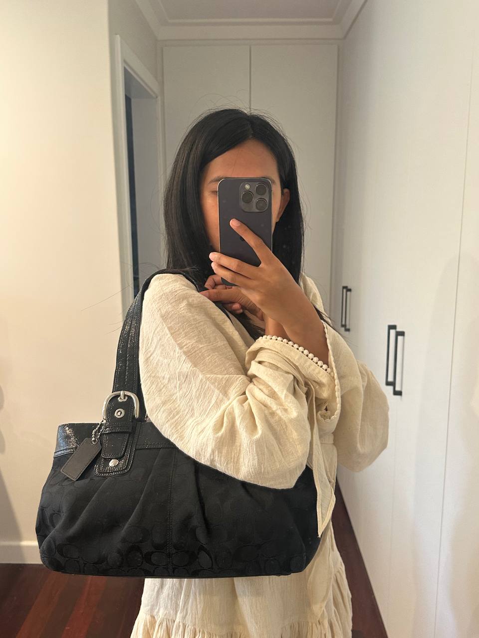 Authentic Vintage Coach Soho Signature Tote Bag