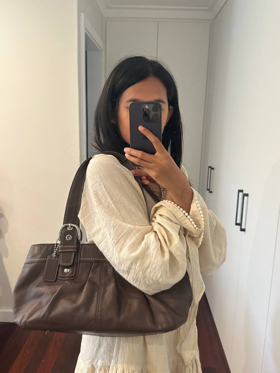 Authentic Vintage Coach Soho Leather Tote Bag