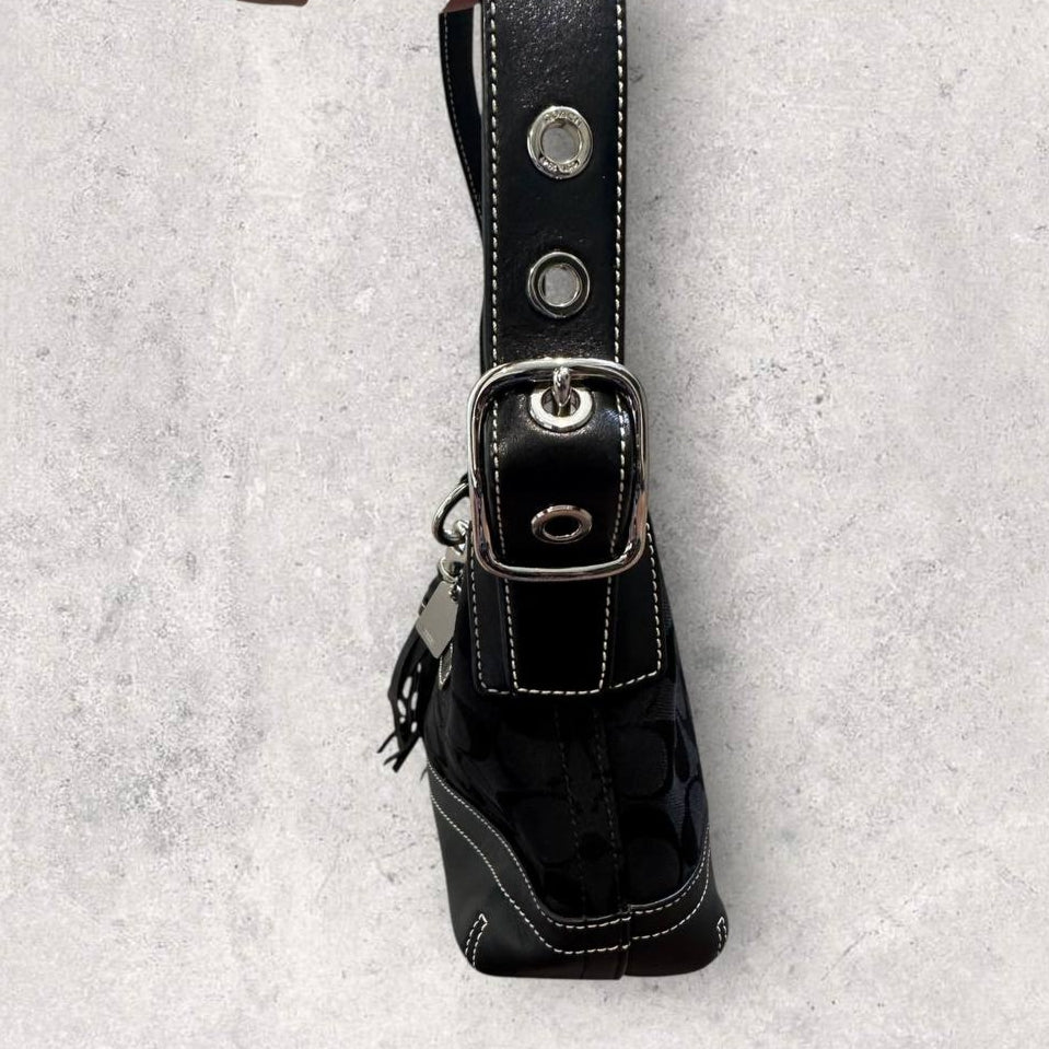 Authentic Vintage Coach Signature Shoulder Bag