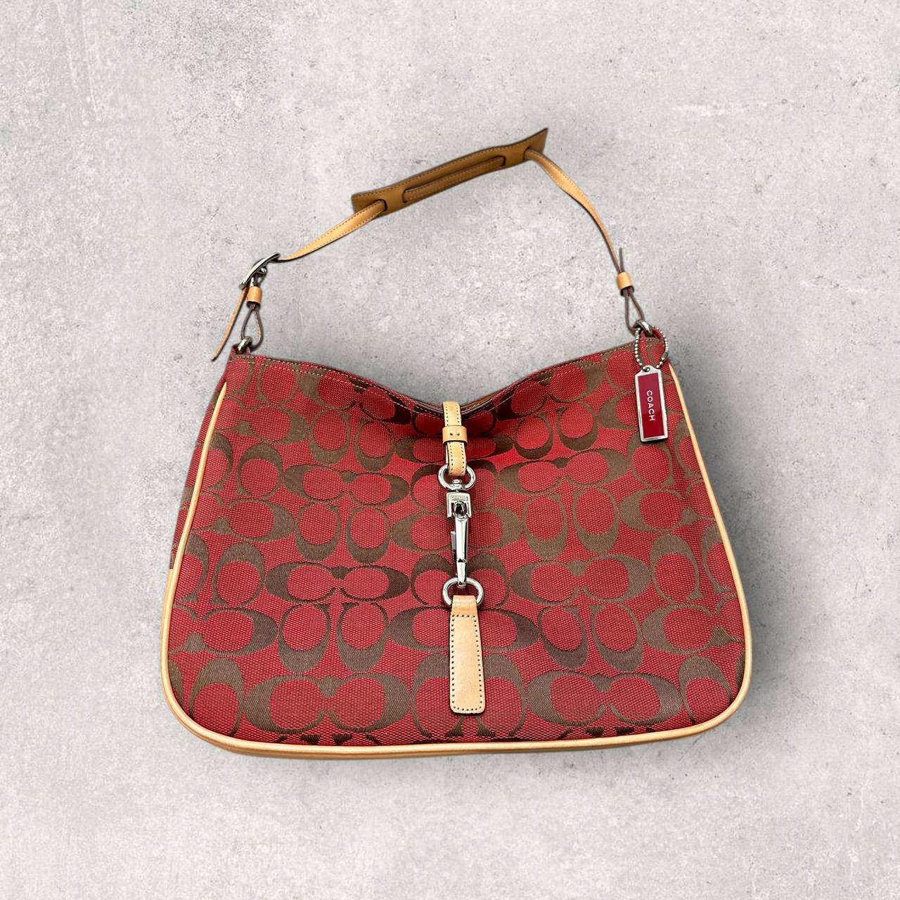 Authentic Vintage Coach Hamptons Signature Shoulder Bag