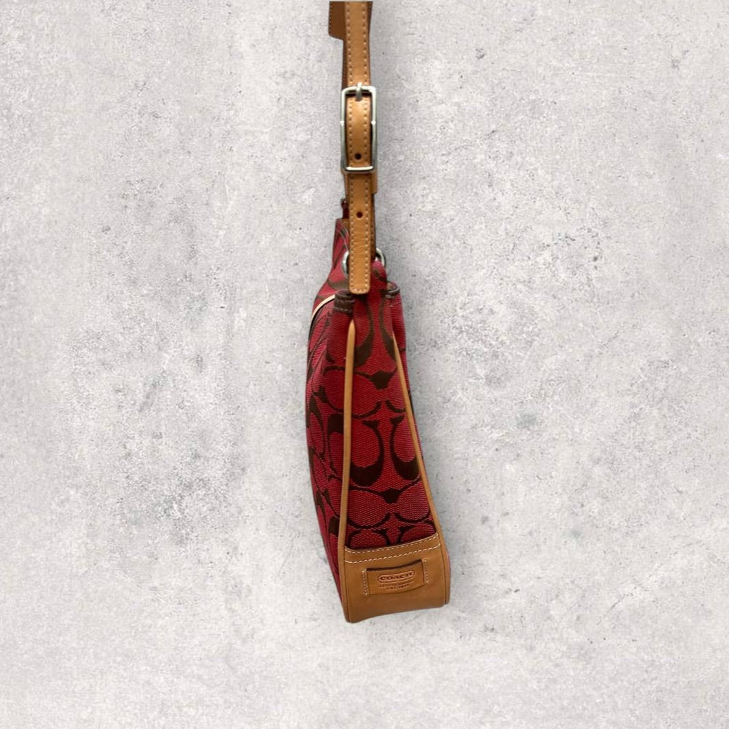 Authentic Vintage Coach Hamptons Signature Shoulder Bag