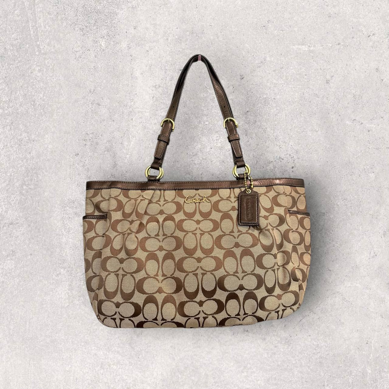 Authentic Vintage Coach Gallery Signature East West Tote Bag